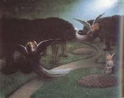 The Angels of Night (mk19) Nuncques, William Degouve de